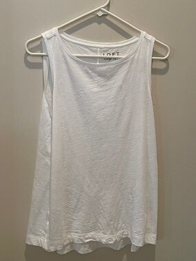 LOFT White Tank Top